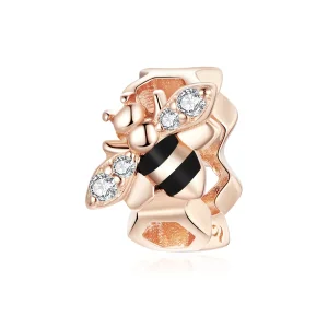(kép) PANDORA típusú Kis méh Charm - BSC371