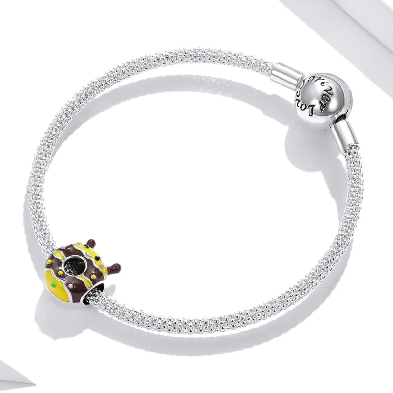 (kép) PANDORA típusú Kis méhfánk Charm - SCC1878 - Megtekintés 3