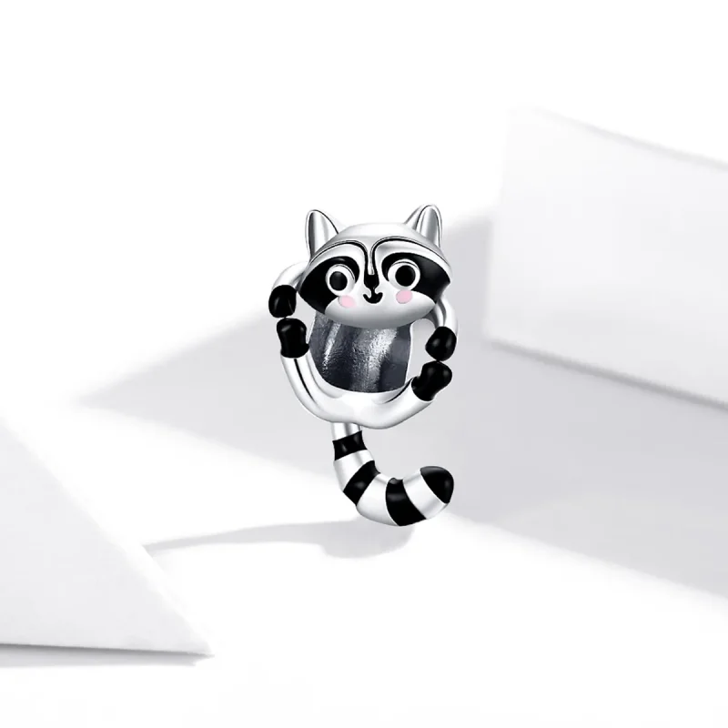 (kép) PANDORA típusú kis mosómedve charm - BSC403 - Megtekintés 2