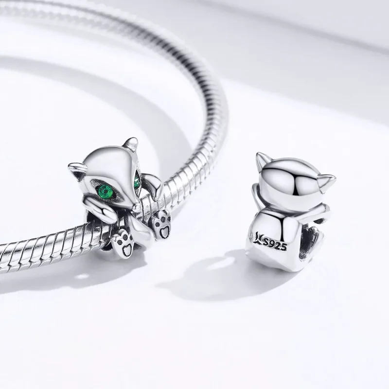 (kép) PANDORA típusú kis róka charm - SCC1290 - Megtekintés 4