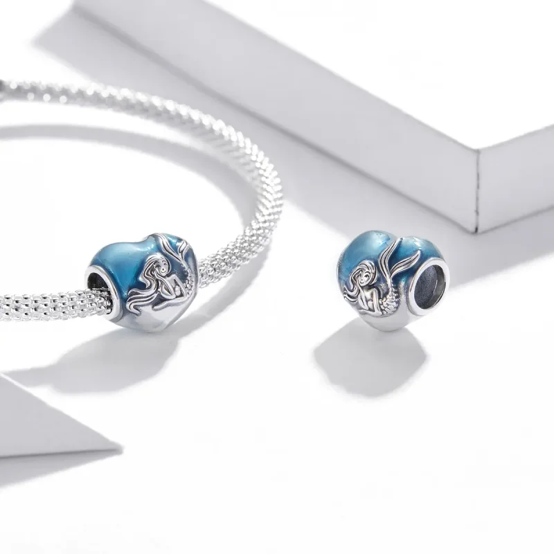 (kép) PANDORA típusú kis sellő álom charm - SCC1801 - Megtekintés 4