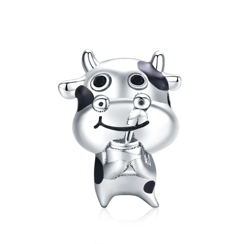 (kép) PANDORA típusú kis tehén charm - SCC1574