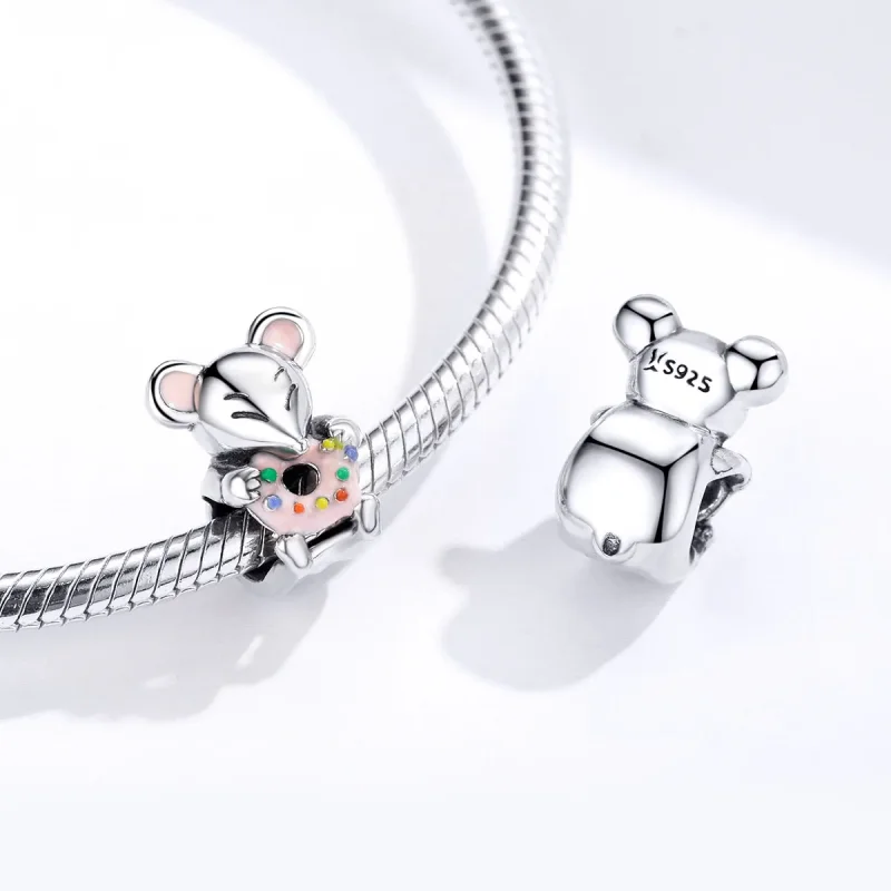 (kép) PANDORA típusú kisegér charm - SCC1318 - Megtekintés 4