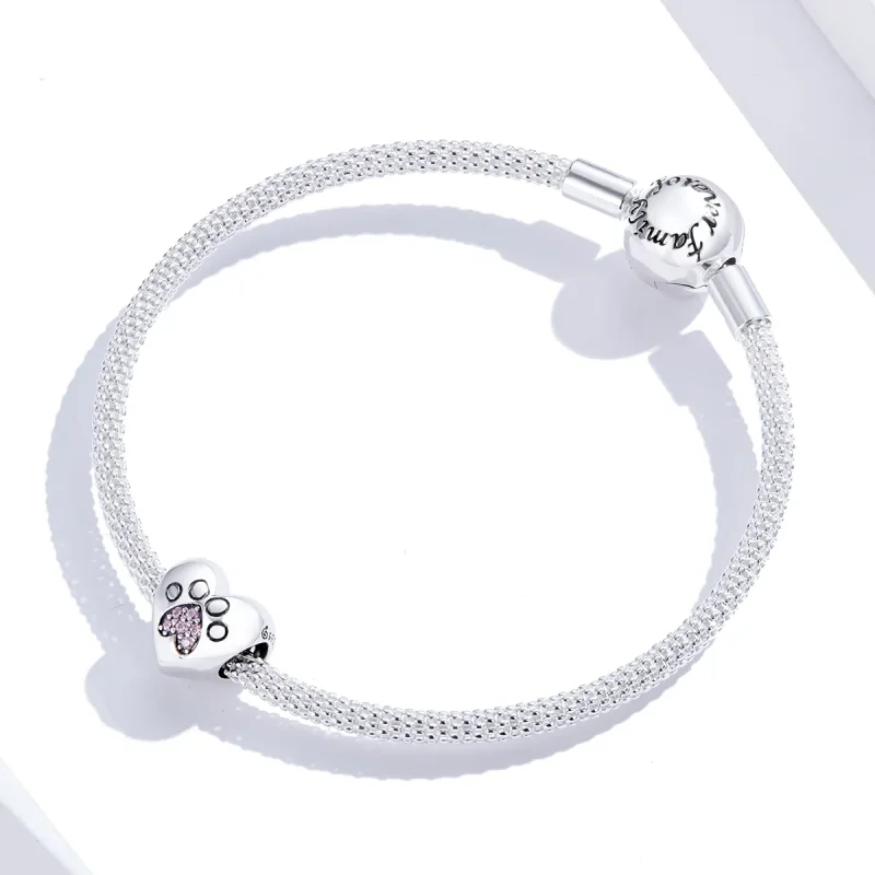 (kép) PANDORA típusú kisállat lábnyomok charm - BSC209 - Megtekintés 2
