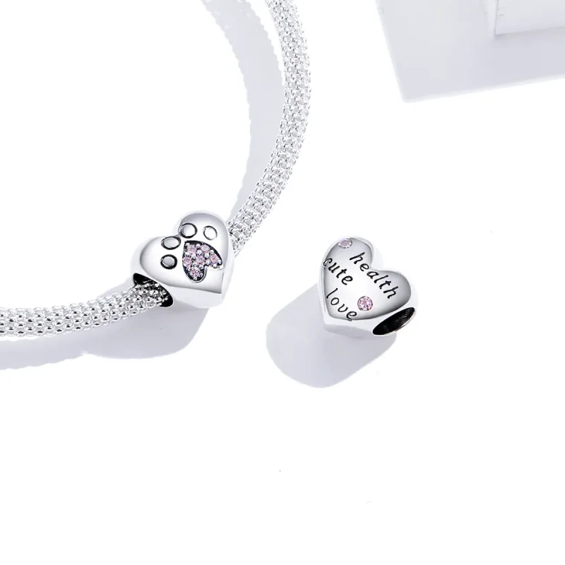 (kép) PANDORA típusú kisállat lábnyomok charm - BSC209 - Megtekintés 3
