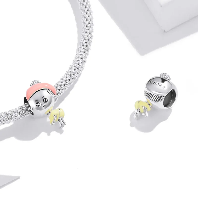 (kép) PANDORA típusú kislány charm - SCC1845 - Megtekintés 4