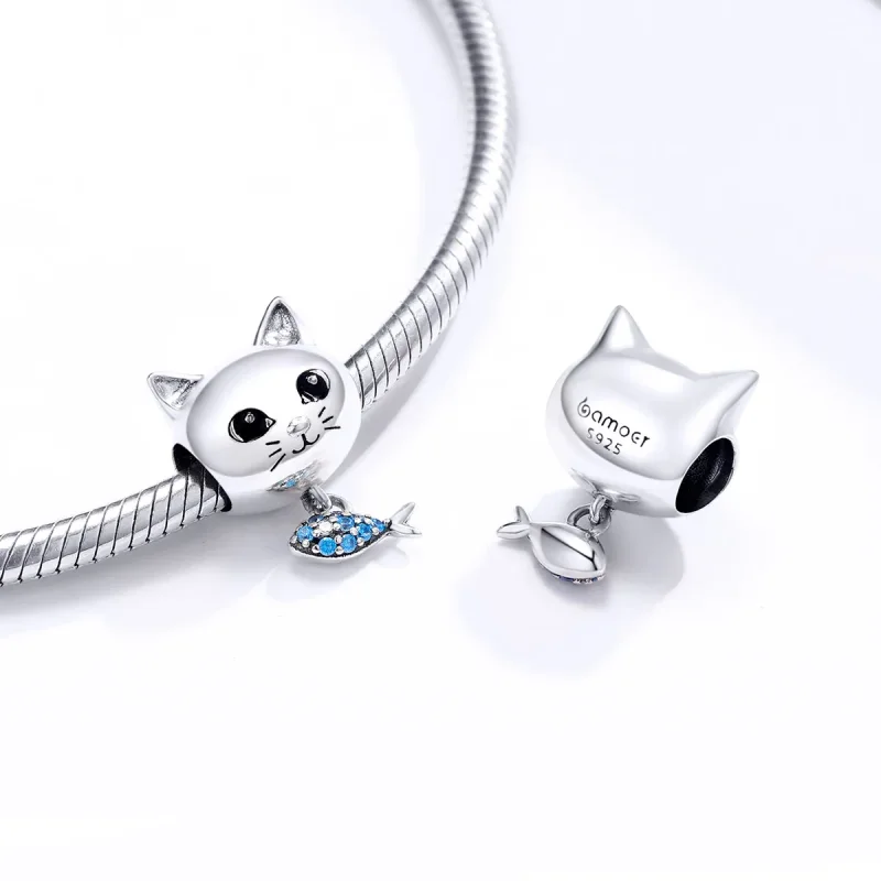 (kép) PANDORA típusú kitty love hal charm - BSC226 - Megtekintés 4