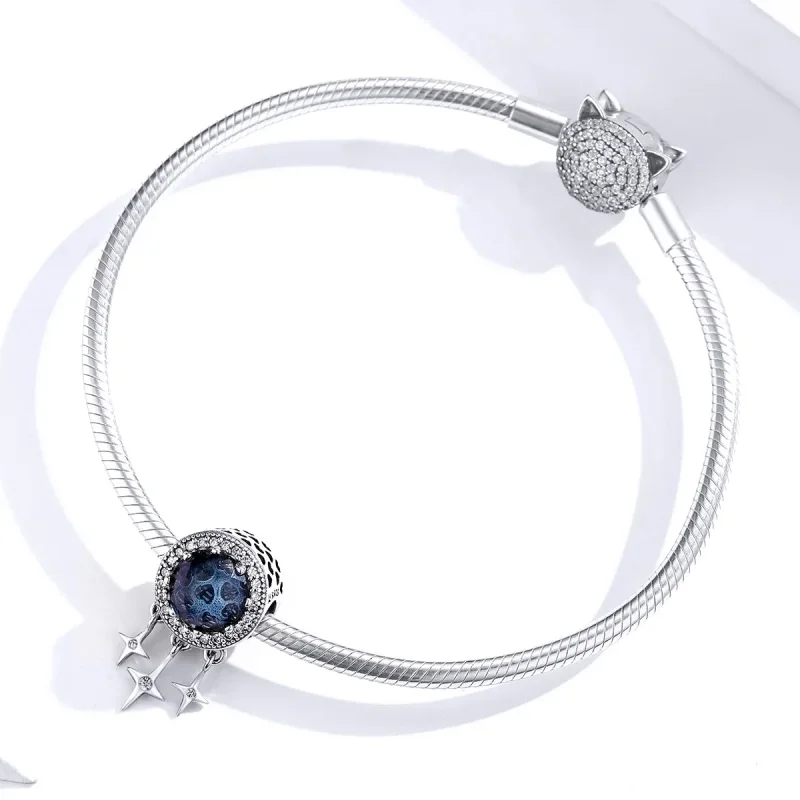 (kép) PANDORA típusú kék csillag charm - SCC1432 - Megtekintés 4