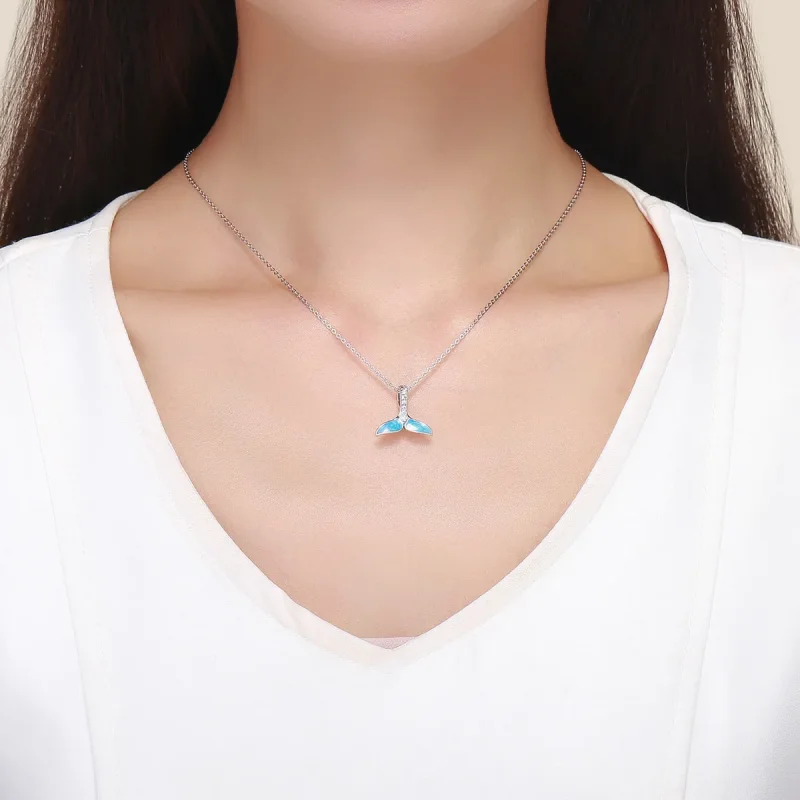 (kép) PANDORA típusú kék halfarkú charm - SCC1067 - Megtekintés 4