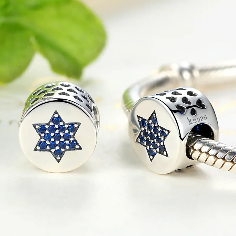 (kép) PANDORA típusú kék hit charm - SCC105 - Megtekintés 2