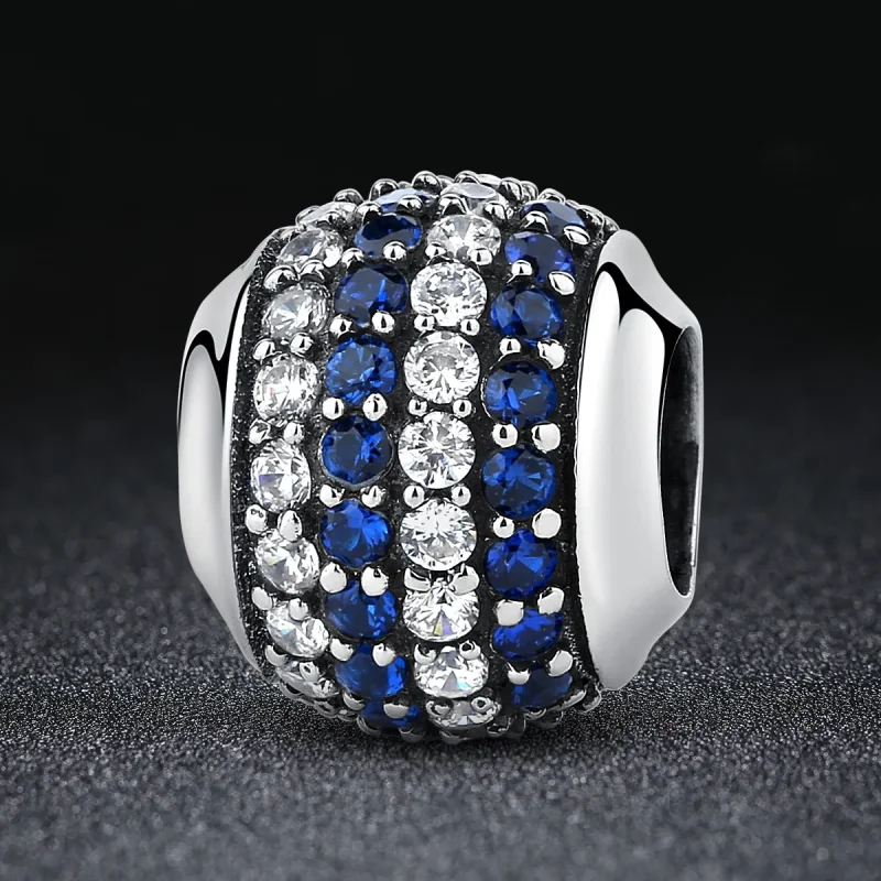 (kép) PANDORA típusú kék part charm - SCC104 - Megtekintés 5