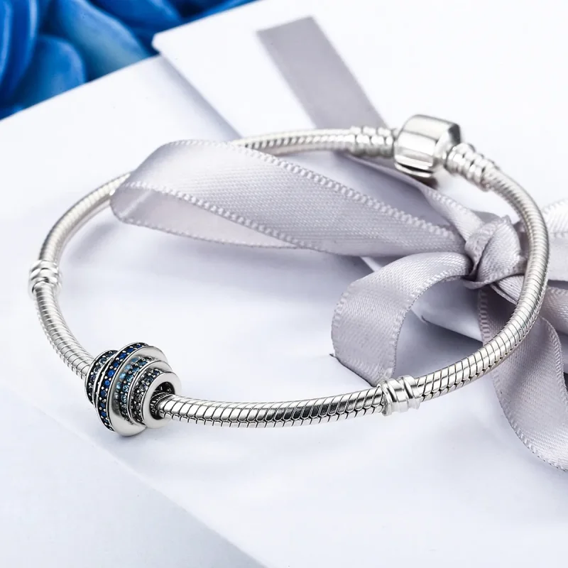 (kép) PANDORA típusú kék ritmus charm - SCC129 - Megtekintés 4
