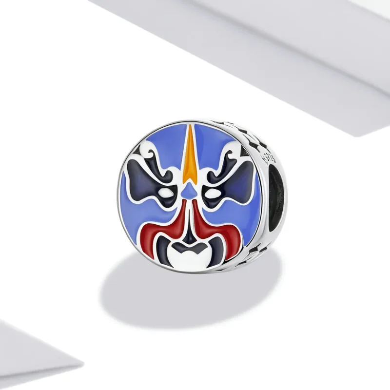 (kép) PANDORA típusú Kínai opera maszk Charm - SCC2108 - Megtekintés 2