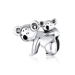 PANDORA típusú koala gyerekkel charm - BSC260 (kép) PANDORA típusú koala gyerekkel charm - BSC260