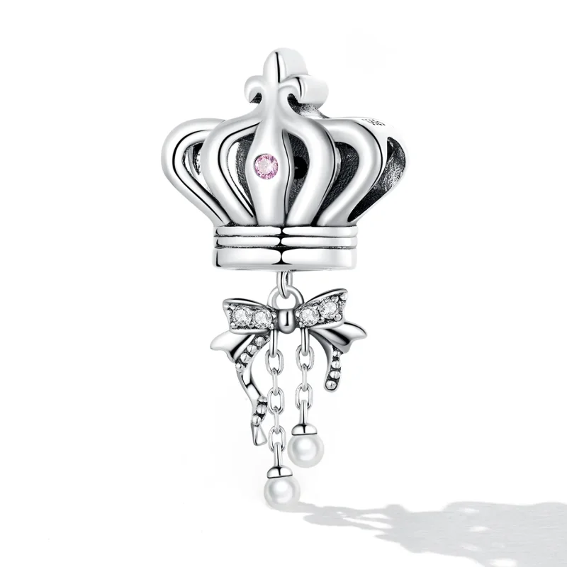 (kép) PANDORA típusú Korona íj Charm - SCC2259 - Megtekintés 2