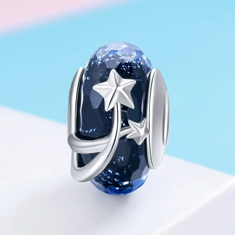 (kép) PANDORA típusú Késő őszi éjszakai égbolt Charm - SCC861 - Megtekintés 2