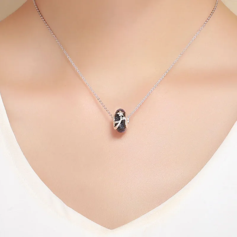 (kép) PANDORA típusú Késő őszi éjszakai égbolt Charm - SCC861 - Megtekintés 5