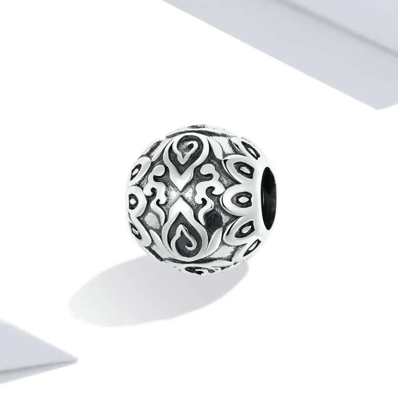 (kép) PANDORA típusú Ülő Buddha és lótusz Charm - SCC2168 - Megtekintés 2