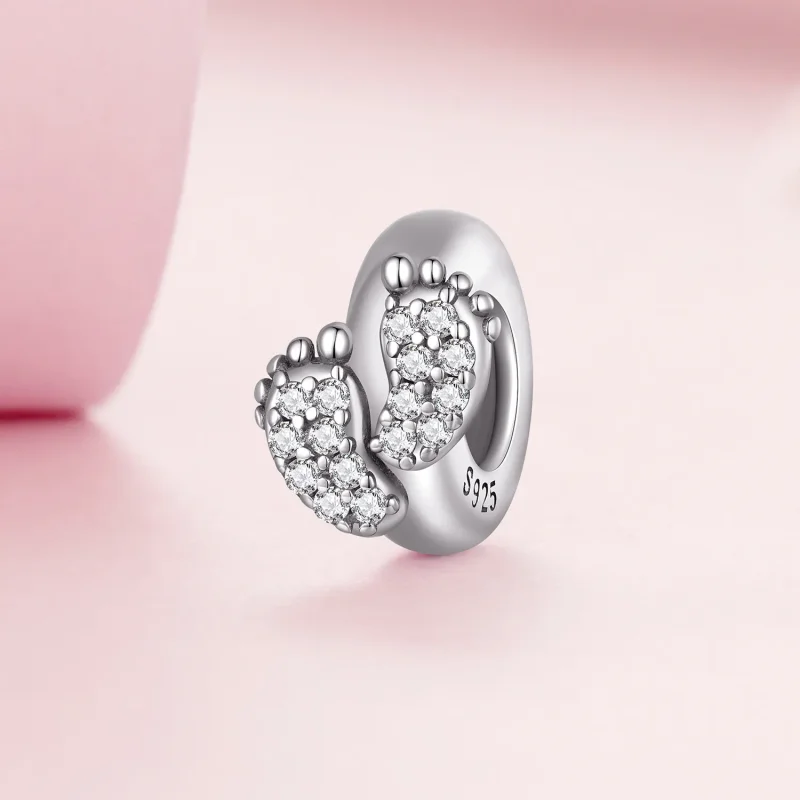 (kép) PANDORA típusú Lábak spacer charm - BSC688 - Megtekintés 2