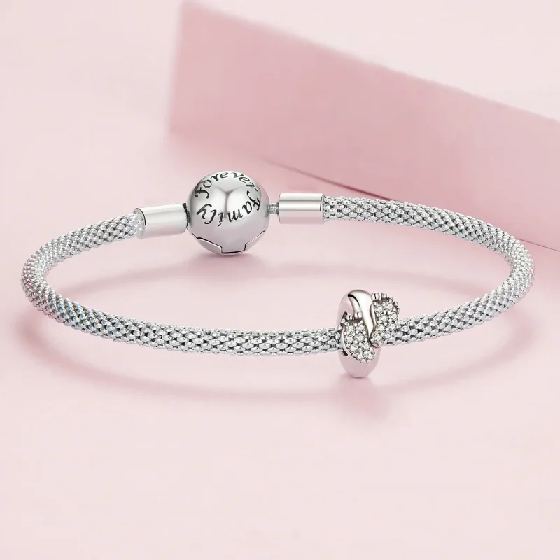 (kép) PANDORA típusú Lábak spacer charm - BSC688 - Megtekintés 5