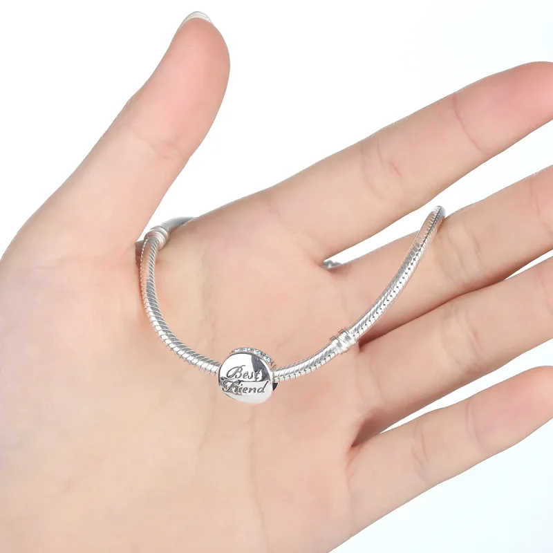 (kép) PANDORA típusú legjobb barát charm - SCC022 - Megtekintés 4