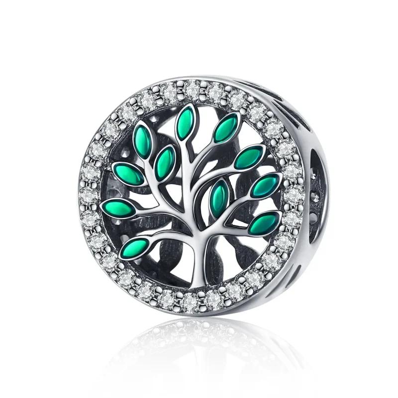 (kép) PANDORA típusú életfa charm - SCC1095