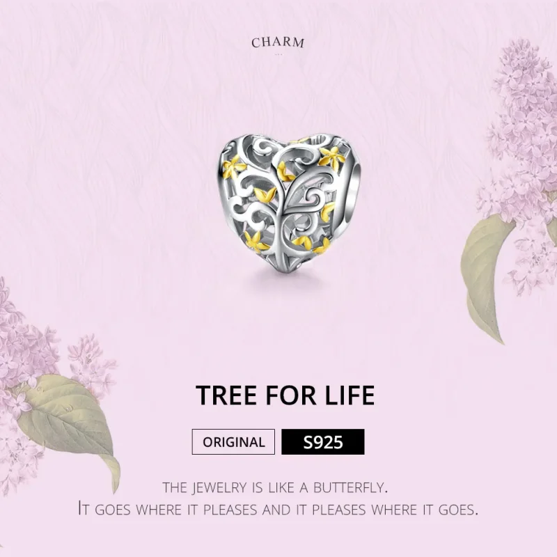 (kép) PANDORA típusú életfa charm - SCC1249 - Megtekintés 2