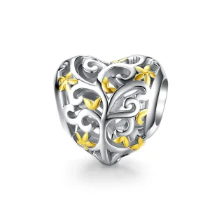 (kép) PANDORA típusú életfa charm - SCC1249