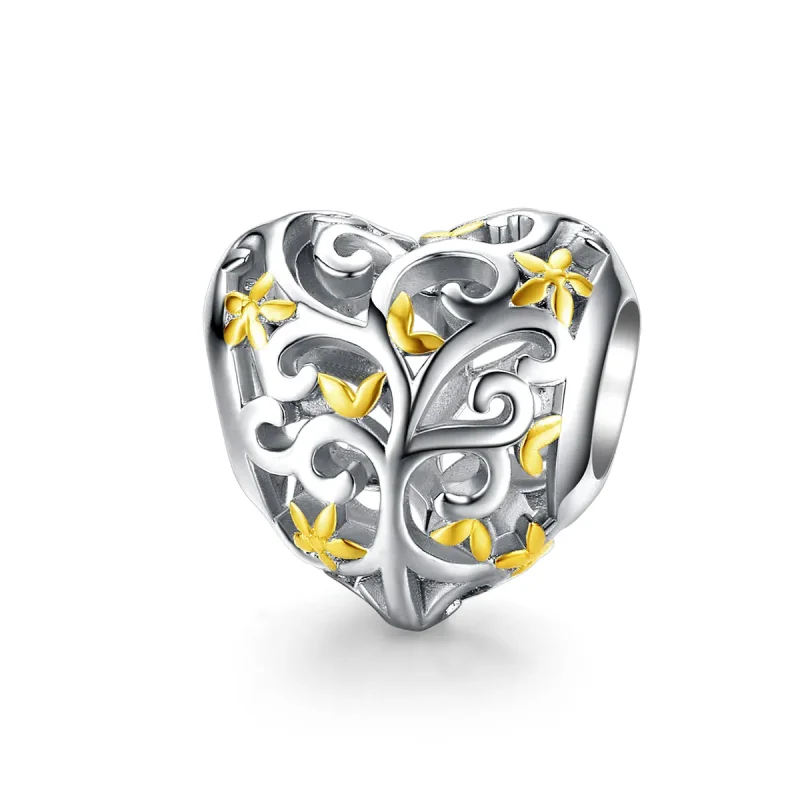 (kép) PANDORA típusú életfa charm - SCC1249