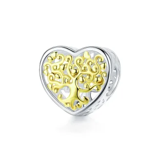 (kép) PANDORA típusú életfa charm - SCC1264