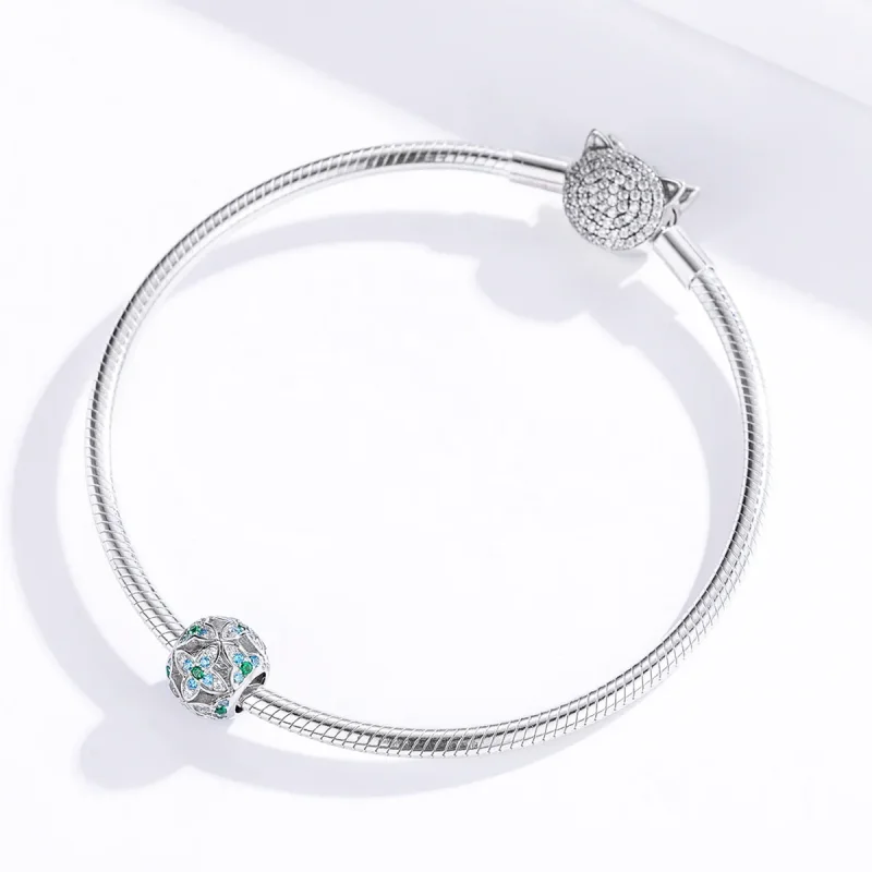 (kép) PANDORA típusú lóhere charm - BSC115 - Megtekintés 3