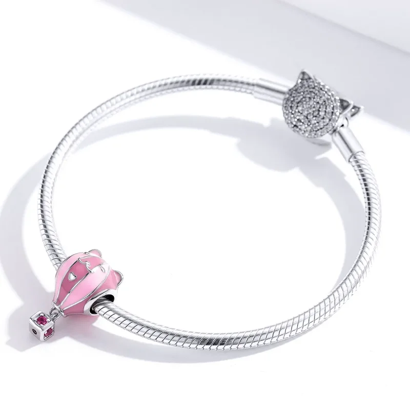 (kép) PANDORA típusú állati ballon charm - SCC1378 - Megtekintés 4