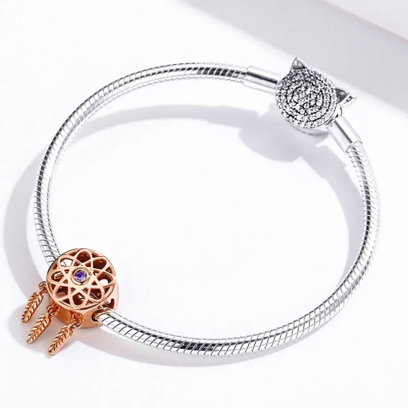(kép) PANDORA típusú álomfogó charm - SCC330-C - Megtekintés 4