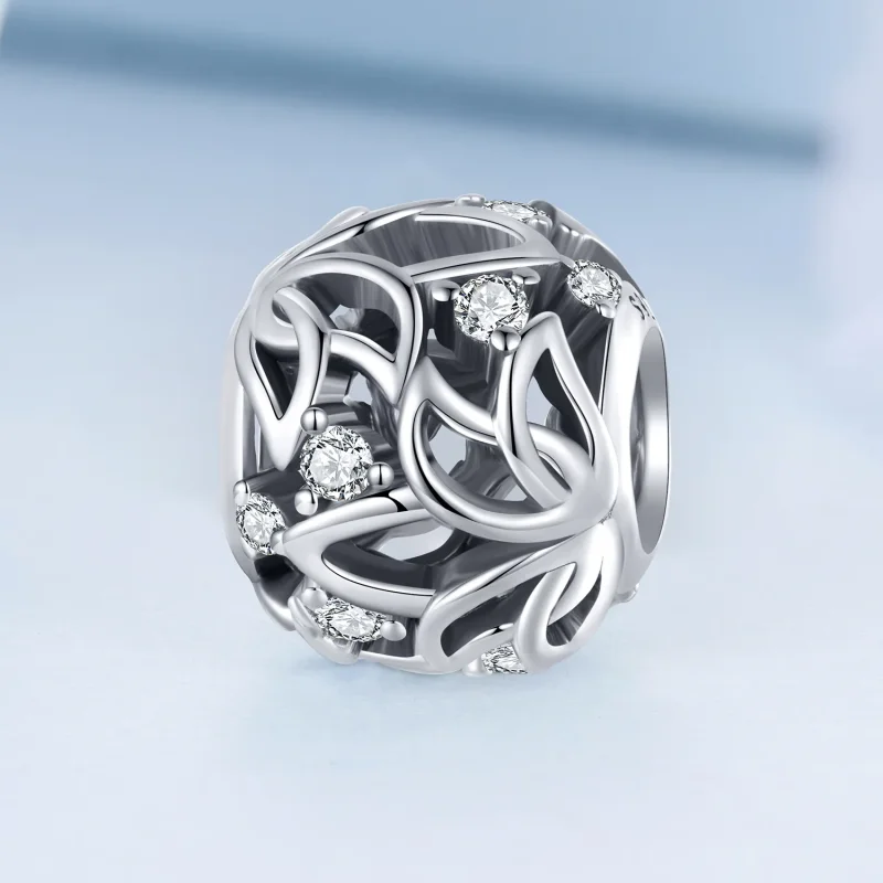 (kép) PANDORA típusú Lótusz Charm - BSC675 - Megtekintés 2