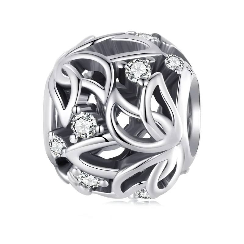 (kép) PANDORA típusú Lótusz Charm - BSC675