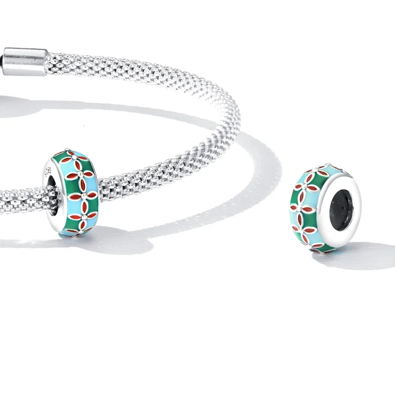 (kép) PANDORA típusú Lótusz spacer charm - SCC2258 - Megtekintés 4