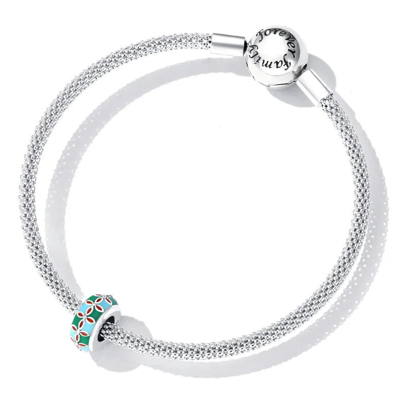 (kép) PANDORA típusú Lótusz spacer charm - SCC2258 - Megtekintés 5