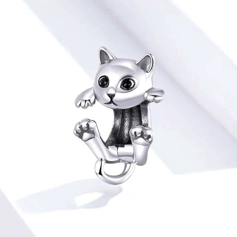 (kép) PANDORA típusú Macska Charm - BSC208 - Megtekintés 4
