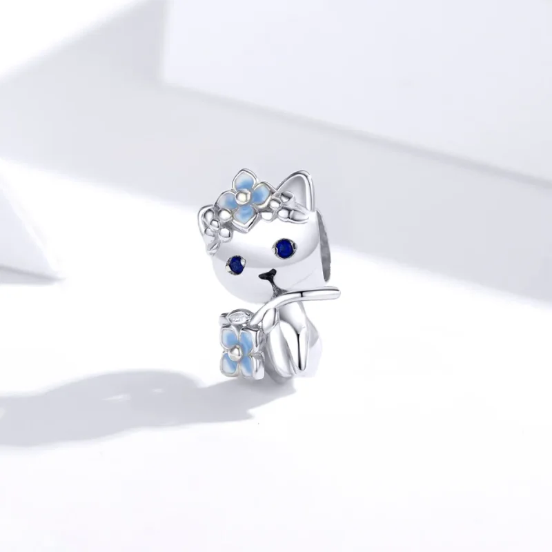 (kép) PANDORA típusú Macska manó Charm - BSC394 - Megtekintés 2
