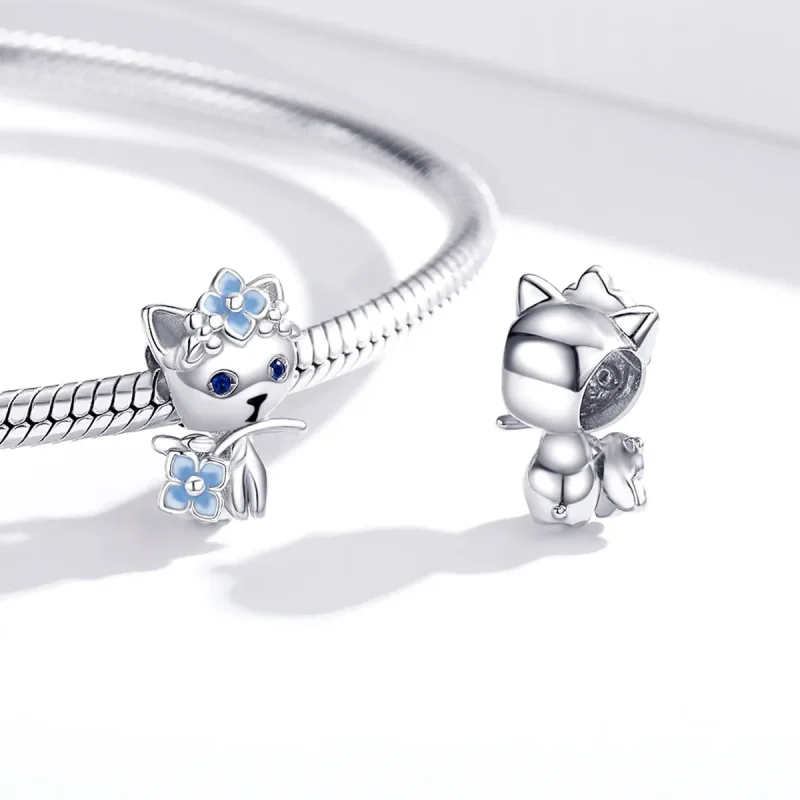 (kép) PANDORA típusú Macska manó Charm - BSC394 - Megtekintés 4