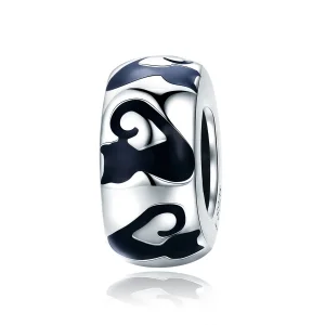 (kép) PANDORA típusú Macska sziluett Charm - SCC825