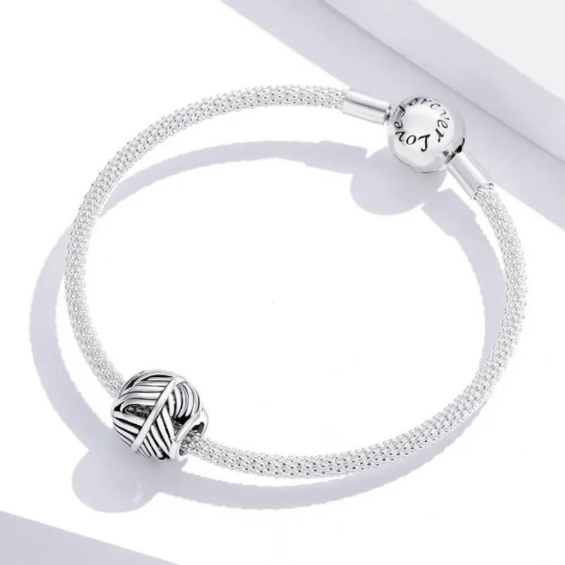 (kép) PANDORA típusú madártoll charm - SCC1509 - Megtekintés 3