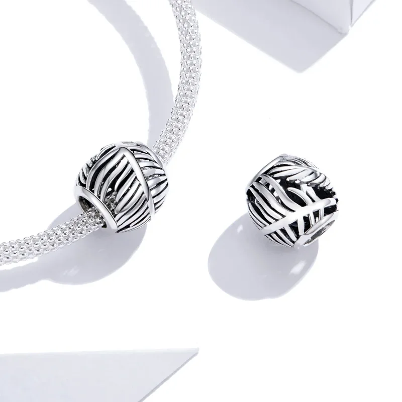 (kép) PANDORA típusú madártoll charm - SCC1509 - Megtekintés 4