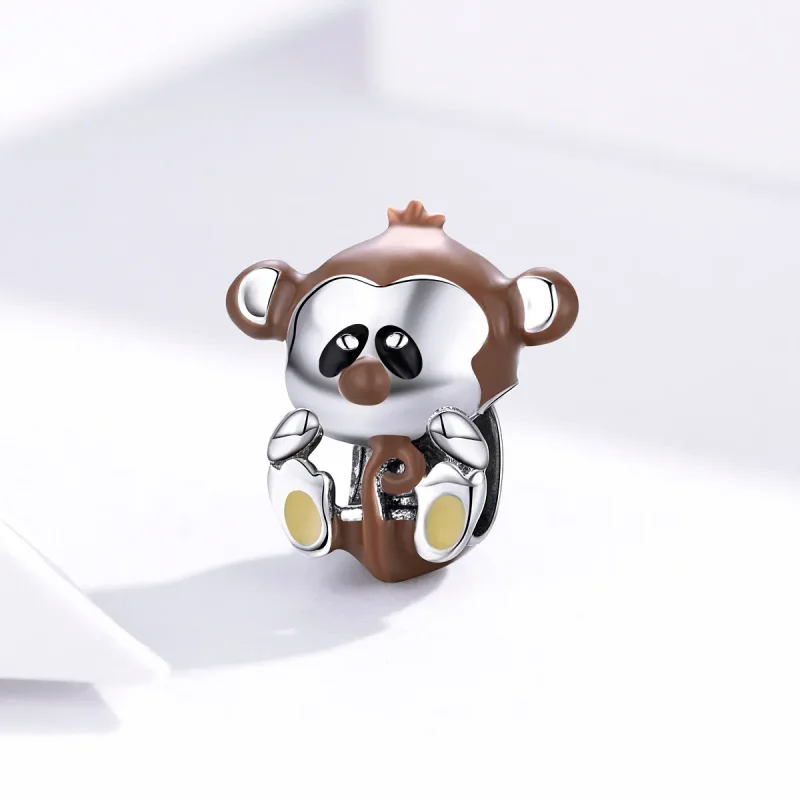 (kép) PANDORA típusú majom charm - BSC125 - Megtekintés 2