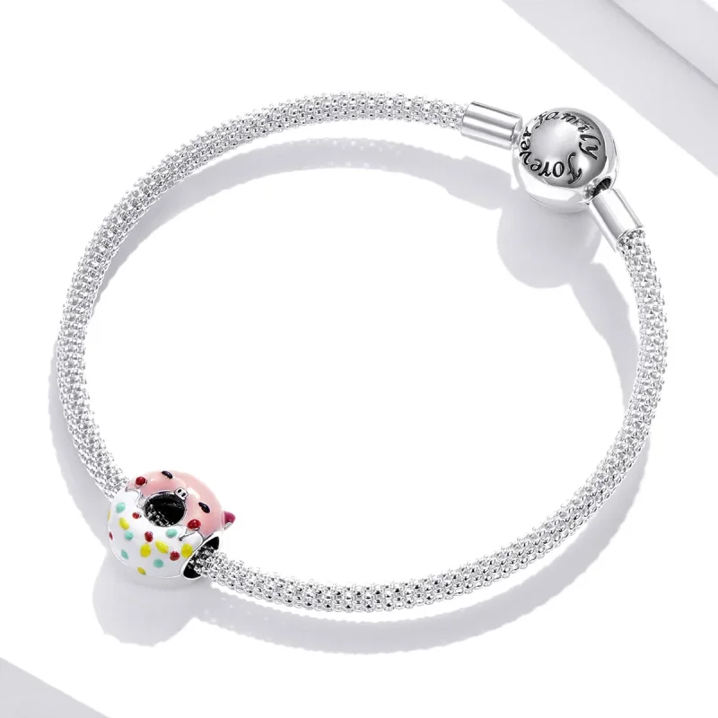 (kép) PANDORA típusú Malacka fánk Charm - SCC1879 - Megtekintés 3