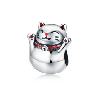 PANDORA típusú maneki neko charm - SCC1178 (kép) PANDORA típusú maneki neko charm - SCC1178