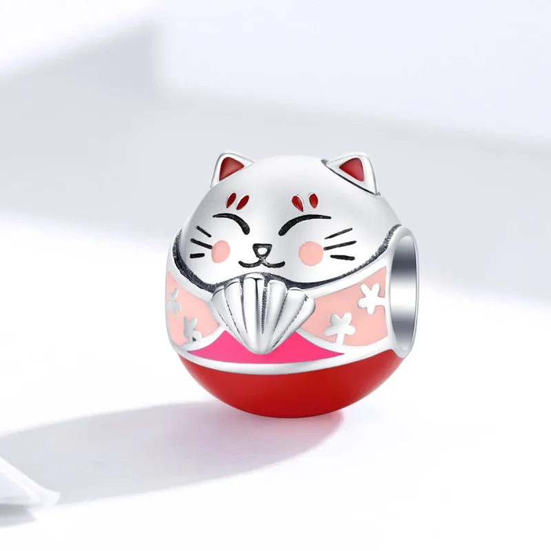 (kép) PANDORA típusú maneki neko charm - SCC1341 - Megtekintés 2