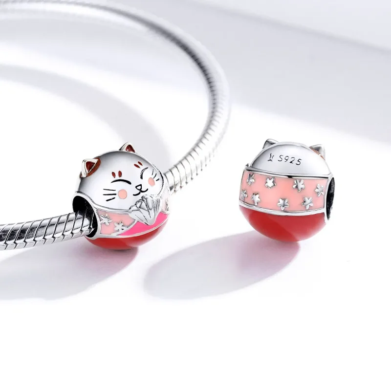 (kép) PANDORA típusú maneki neko charm - SCC1341 - Megtekintés 4