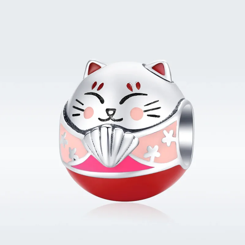 (kép) PANDORA típusú maneki neko charm - SCC1341 - Megtekintés 5