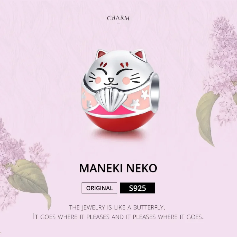 (kép) PANDORA típusú maneki neko charm - SCC1341 - Megtekintés 6